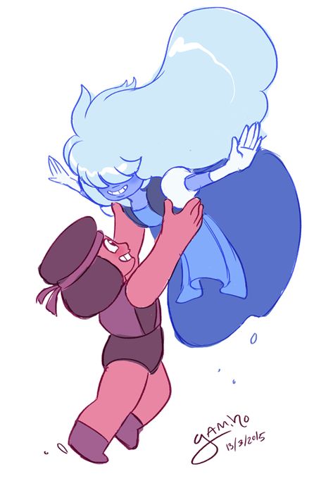 ruby x sapphire Ruby X Sapphire, Ruby And Sapphire, Space Rocks, We Are The Crystal Gems, The Crystal Gems, Steven Universe Fanart, Ruby Sapphire, Save The Day, A Cartoon