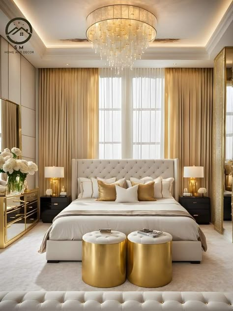 Luxurious Bedroom Design, Modern Dining Room Decor, Beige Bedroom Decor, Natural Bedroom Decor, Stylish Room Decor, Amazing Bedroom Designs, Indian Bedroom Decor, Natural Bedroom, White Bedroom Decor