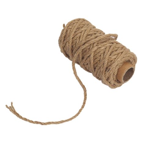 Tenn Well Strong Natural Jute Twine, 4mm Thick 66 Feet Long Jute String Rope Roll for Garden, Arts Jute Roll, Home Decor Packaging, Decor Packaging, Photography Sketchbook, Frosty Morning, Africa Art, Cat Scratching Post, Fall Art, Jute Rope