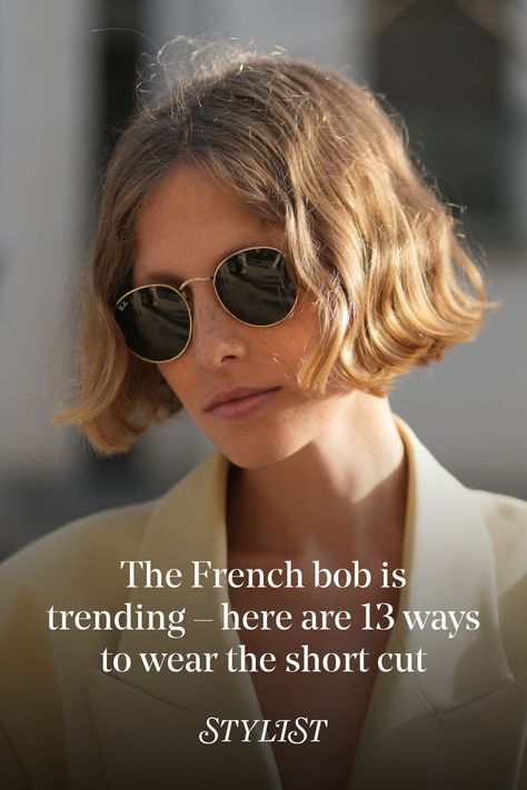 Shorter than your average bob, the French iteration is one that hairdressers are seeing an increased demand for. It has also been the look of choice for countless celebrities, including Hailey Bieber, Kaia Gerber and, most recently, Cate Blanchett. Hailey Bieber Short Hair 2023, French Bob Before And After, Choppy Bob Hairstyles Blonde, Honey Brown Shoulder Length Hair, French Bob Over 40, 40s Bob Haircut, French Bob Style Outfit, Short Parisian Bob, 90s Old Money Bob Haircut