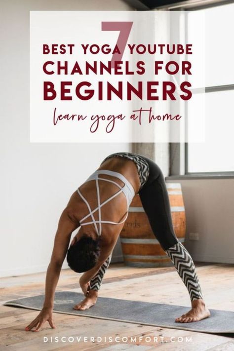 A quick look at the best channels for yoga on YouTube for beginners — after having done a whole bunch of videos. | best yoga youtube channels | yoga beginners learning | yoga beginners video | workouts at home | at home yoga workout | yoga workouts | how to start yoga | at home yoga for beginners | learn yoga at home #yoga #discoverdiscomfort 10 Minute Morning Yoga, Learning Yoga, Yoga Videos For Beginners, Beginning Yoga, Start Yoga, Beginner Yoga Workout, Beginner Workouts, Yoga Youtube, Yoga Beginners