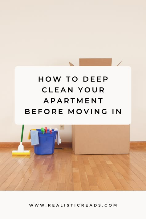 Your apartment may look clean before move-in day, but you’ll be surprised at what you will see when you go a step further. Check out these step-by-step instructions on how to clean your apartment from top to bottom. With just a few simple tools, you can have your space looking gorgeous and pristine for move-in day. Cleaning Apartment Move In, How To Clean An Apartment For Move In, New Move In Checklist, How To Move Out Of An Apartment, Apartment Move In Cleaning Checklist, Cleaning Before Moving In, Apartment Deep Cleaning, Move In Cleaning Supplies, Cleaning New Apartment Before Moving In