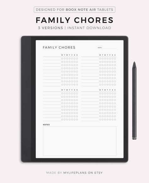 Student weekly planner