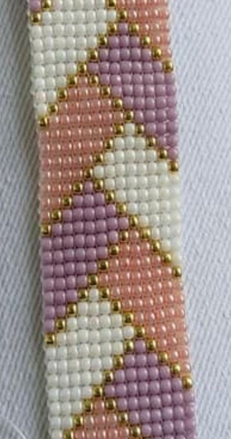 Bead Patterns Bracelet Loom, Seed Bead Loom Tutorial, Seed Bead Loom Patterns Native Americans, Simple Beading Patterns, Beadlooming Patterns Free, Loom Beading For Beginners, Free Miyuki Bead Patterns, Bead Loom Patterns Beginner, Seed Bead Loom Patterns Free