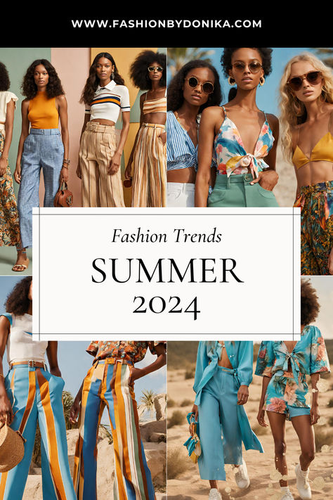 As the temperatures rise and the sun shines brighter, it’s time to revamp your wardrobe with the hottest trends of Summer 2024. This season brings a mix of bold statements, nostalgic nods, and refreshing styles that are sure to elevate your summer outfits to the next level. From playful patterns to chic silhouettes, here are the top fashion trends to watch out for in Summer 2024. 2024summer Look, Tops 2024 Trends, What To Wear This Summer 2024, Current Fashion Trends 2024 Summer, Summer 24 Fashion Trends, Trendy Fashion Tops 2024 Summer, Summer 2024 Street Style Trends, Summer Fashion Inspo 2024, Summer Fashion 2024 Women