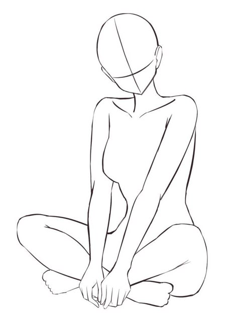 Anime Female Drawing Base, Fun Poses Drawing Standing, Fem Body Base, Anime Base Female Pose, Fem Body Drawing Reference, Anime Base Female Ych, Female Body Drawing Base, Base Female Pose, Oc Drawing Base Female