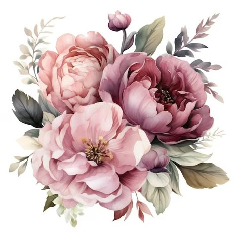 Peony Drawing, Diy Engraving, Peony Pattern, Peony Art, Flower Graphic Design, Drawing Wallpaper, Watercolor Painting Techniques, Flower Graphic, Oil Painting Flowers