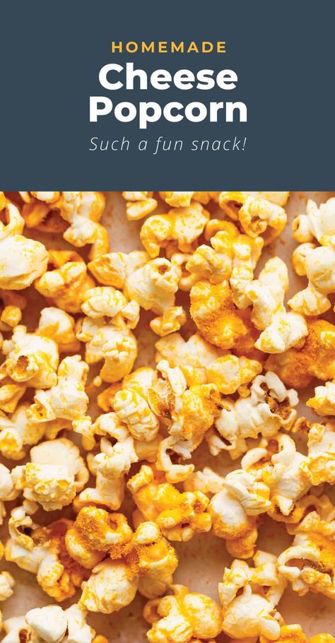 We love this delicious cheese popcorn recipe. It is the perfect snack for movie night. Cheese Popcorn Recipe, Popcorn Recipes Cheese, Cheesy Popcorn, Cooking Popcorn, Popcorn Recipes Easy, Spicy Popcorn, Cheese Popcorn, Cheesy Snack, Boxed Mac And Cheese