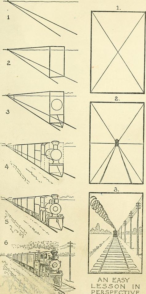 Train Drawing, Perspective Sketch, Easy Drawing Steps, Perspective Drawing Architecture, Perspective Drawing Lessons, Art Basics, Perspective Art, Architecture Drawing Art, Puzzle Games