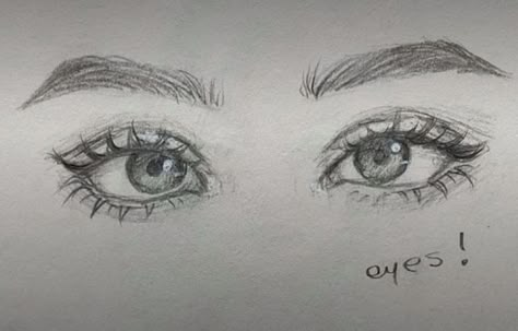 Face Features Sketches, Realistic Body Drawings, Pretty Eyes Drawing, Semi Realism Eyes, Drawing Art Aesthetic, Easy Eye Drawing, Cute Eyes Drawing, Notice Me, Eye Sketch