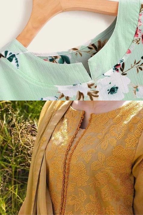 Summer neck designs Kamiz Design Neck, Stylish Stitching Ideas Pakistani, Boutique Neck Designs, New Neck Design 2023, Fancy Neck Designs For Dresses, Shirt Trouser Designs, Neck Design For Lawn Dress, Simple Dress Design With Lace, Pakistani Neck Designs For Kurtis