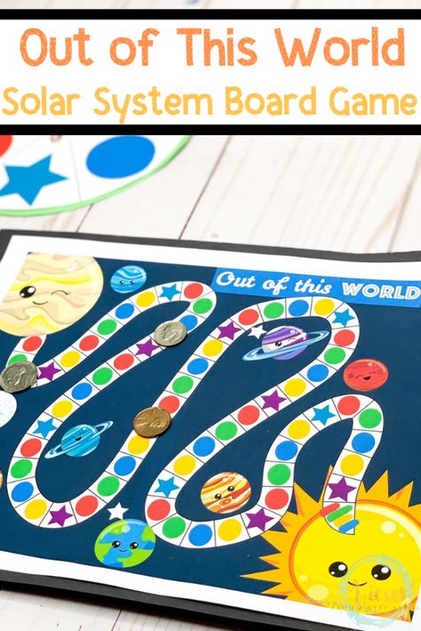 Solar System Games, Printable Solar System, Butterfly Life Cycle Craft, Solar System Projects For Kids, Solar System Activities, Space Theme Preschool, Grandma Camp, Space Activities For Kids, Space Preschool