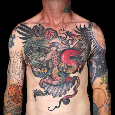 Juan Salgado's 24 hour master canvas Juan Salgado Tattoo, Torso Tattoo Men, Battle Royale Tattoo, Royal Tattoo, Ink Master Tattoos, Random Tattoos, Famous Tattoo Artists, Eagle Tattoos, Eagle Tattoo