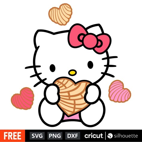 Concha Hello Kitty Svg, Sanrio Svg, Hello Kitty Svg, Kawaii Svg, Cricut, Silhouette Vector Cut File Sanrio Svg, Kawaii Svg, Hello Kitty Svg, Vector Cut, Svg Halloween, Halloween Svg, Svg Cricut, Cricut Silhouette, Hello Kitty