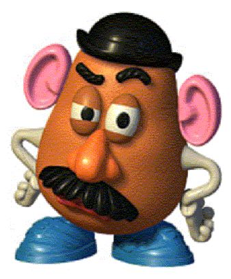 Mr. Potato Head from Toy Story (1,2, and 3) Bean Pot Recipes, Employee Motivation, Irish Eyes Are Smiling, Mr Potato Head, Mr Potato, Potato Heads, Bean Pot, Potato Head, Vintage Nostalgia