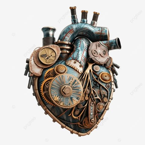 steampunk inspired heart artwork with mechanical elements steampunk heart artwork png Mechanical Tattoo, Mechanic Tattoo, Steampunk Heart, Heart Artwork, Heart Clipart, Logo Cloud, Black And White Tree, Ink Master, 1 Tattoo