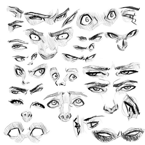 Eyes Reference, Eye Expressions, Drawing Face Expressions, 얼굴 드로잉, Eye Drawing Tutorials, Drawing Eyes, Eye Sketch, Human Figure Drawing, 얼굴 그리기