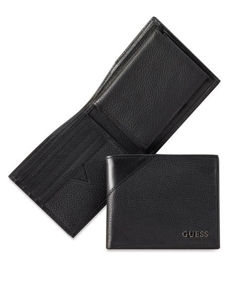 Guess Monterrey Bifold Wallet Black Wallet Men, Guess Wallet, Billfold Wallet, Fashion Organization, Guess Men, Black Leather Wallet, 2023 Christmas, Designer Wallets, Black Wallet