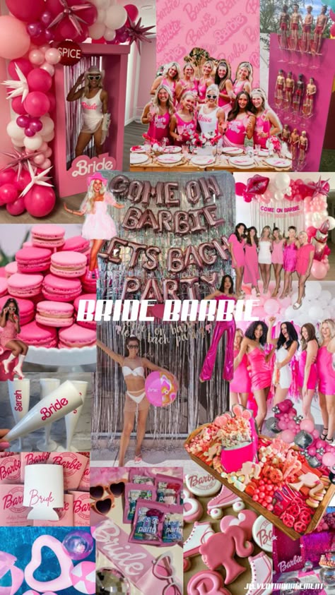 Bride Barbie bachelorette party / hens night theme! Hens Night Theme, Hen Do Themes, Bachelorette Party Pink, Barbie Bachelorette Party, Hen Party Themes, Hens Ideas, Bachelorette Party Planner, Hens Party Themes, Bride Barbie