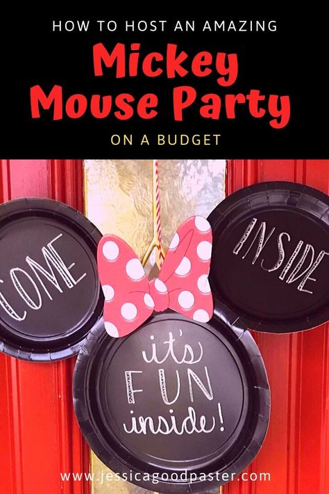 Invitation Mickey Mouse, Fish Birthday, Mickey 1st Birthdays, Mickey Mouse Bday, Twodles Birthday, Minnie Mouse Birthday Party Decorations, Mickey Mouse Themed Birthday Party, Party On A Budget, Mickey Mouse First Birthday