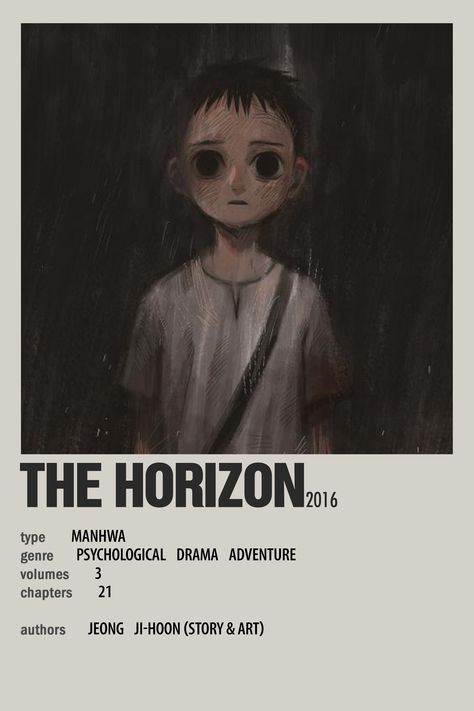 the horizon manga polaroid poster The Horizon Webtoon, Psychological Horror Manga, Manga And Manhwa, How To Read Manga, Manga Polaroid, The Horizon Manhwa, Webtoon To Read, Psychological Manga, Mangas To Read