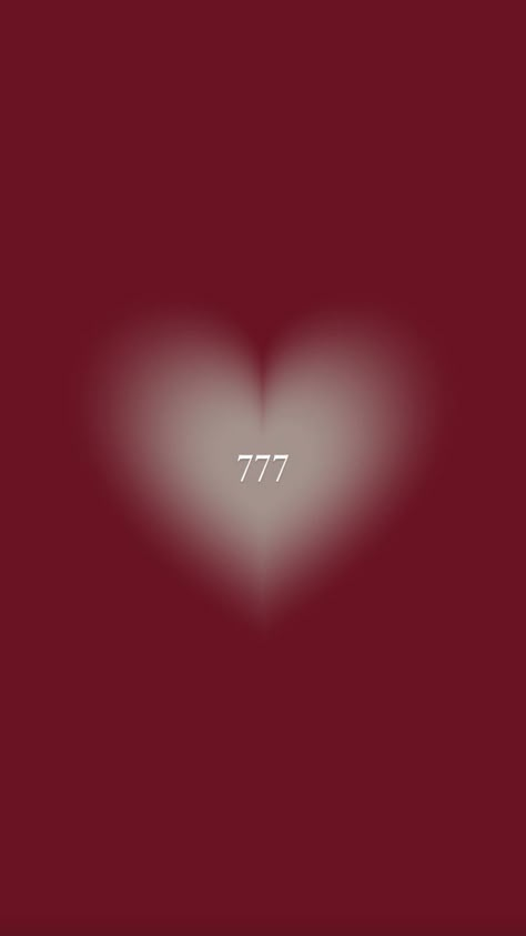 777 Heart Wallpaper, Red Angel Number Wallpaper, Red Angel Numbers Aesthetic, Red 777 Wallpaper, 777 3d Wallpaper, 777 Lockscreen, 777 Widget, 7 Number Wallpaper, 777 Background