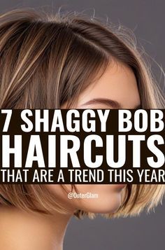 Layers In Short Hair, Short Shaggy Bob Hairstyles, Shaggy Bobs, Thick Hair Bob Haircut, Thick Hair Bob, Short Shaggy Bob, Shaggy Bob Hairstyles, Shaggy Bob Haircut, Cut Layers