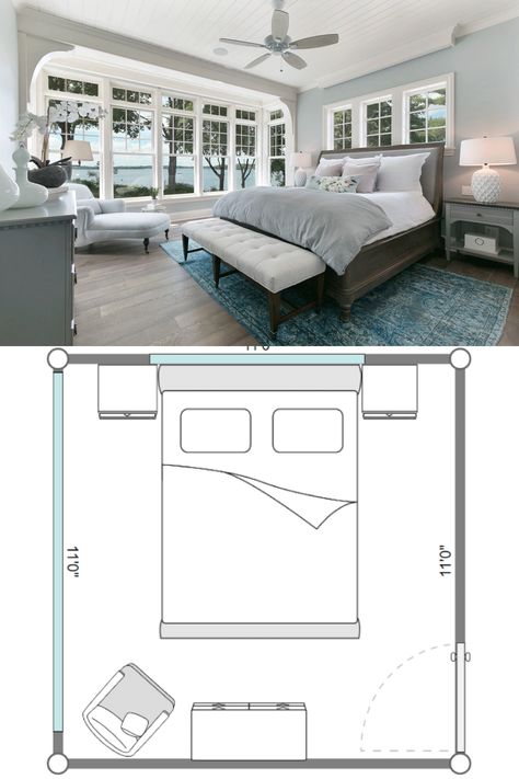 Bedroom Ideas For Small Rooms Master, 11x11 Bedroom Layout Queen Bed, 12x17 Bedroom Layout, Dresser Layout Bedroom, Bedroom Layout Ideas Queen Bed, 10x10 Bedroom Layout Queen Bed And Desk, 15x14 Bedroom Layout, Primary Bedroom Furniture Layout, 13x12 Bedroom Layout