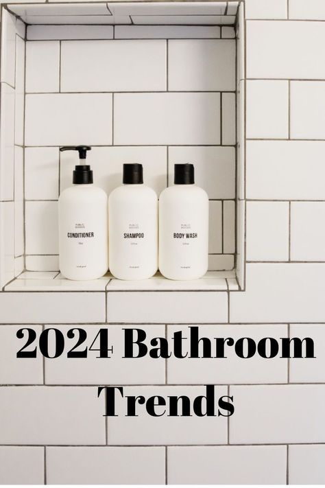 [PaidLink] If A Bathroom Remodel Is On Your Wish List For 2024, This Guide Has All The Top Trends. ThereS Lots Of Ideas That Mix In Budget Ideas For Small Updates, Or Drastic Changes For A Major Renovation. Dive Into The Exciting World Of Contemporary Bathroom Aesthetics, Offering Insights, Inspiration, And A Glimpse Into The Bathrooms Of Tomorrow. #spabathroomdecoratingideasmasterbath Spa Bathroom Decor Ideas, Small Bathroom Trends, Spa Bathroom Decor, Small Bathroom Inspiration, Tub Remodel, Bathroom Aesthetics, Small Bathroom Tiles, Modern Small Bathrooms, Bathroom Decorating Ideas