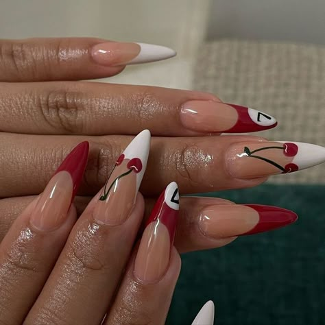 Patricia Core, Long Almond Nails, Airbrush Nails, Acrylic Nails Coffin Short, Pink Acrylic Nails, Funky Nails, Fire Nails, Dream Nails, Dope Nails