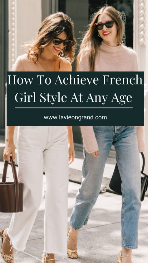 jeanne damas and a friend walking down the street talking and smiling in the warm weather Parisian Chic Style Fall, Classy Parisian Style, Style Parisian Chic, French Style Clothing, French Outfits, French Inspired Fashion, French Chic Fashion, Parisian Outfits, Parisienne Style