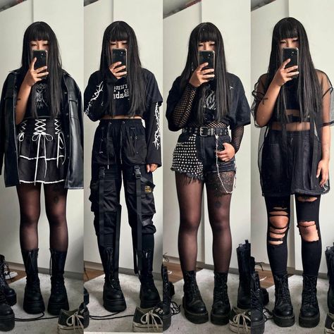 Alternative Gig Outfit, Qveen Herby Concert Outfit, Metal Concert Outfits Women, The Front Bottoms Concert Outfit, Pierce The Veil Aesthetic Outfits, Emo Concert Outfit Ideas, Download Festival Outfit Ideas, Alt Music Festival Outfit, Metal Gig Outfit