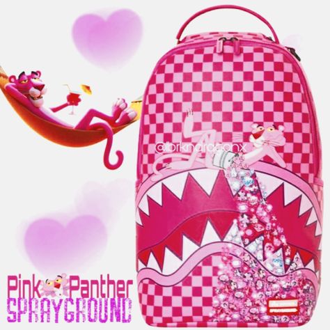 Nwt Last 1!! It May Be The Last One On Earth! Trust Me I've Called Every Store In The Usa! Buy With Confidence From A Posh 2 Ambassador With Actual Photo & Videos Of The Bag!!!! Don't Attempt To Buy From Someone To Grab A Lower Price And Get Scammed And/Or Get A Damaged Used Bag. Waterproof Pink Panther Backpack Diamond Crusted Hot Pink Bag Its Pristine Fabulous Flawless! Checkered Bubblegum Pink Diamond Embellished Backpack Waterproof Sprayground Backpack Sold Out At Drop This Is Authentic -Off Good Backpacks For High School, Pink Sprayground Backpack, Sprayground Backpack Pink, Baddie Backpacks, Sprayground Bookbags, Spray Ground Backpack, Pink Bookbag, Sprayground Backpack, Pretty Backpacks