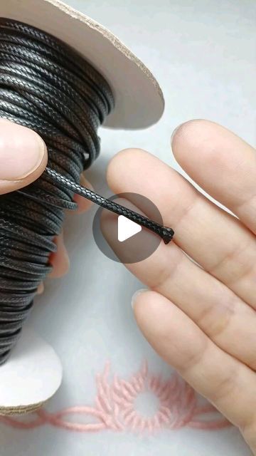 How To Make Leather Jewelry, Making Leather Bracelets, Diy Cord Necklace, Diy Cord Bracelets With Beads, Leather Cord Jewelry Tutorial, Leather Jewellery Diy, How To Make Cord Bracelets, Bracelet Cord, Leather Macrame