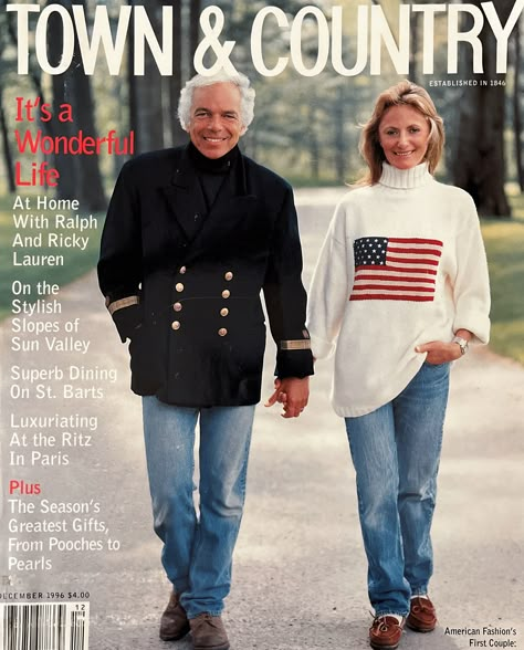 Ricky Lauren, Ralph Lauren Ads, Ralph Lauren Aesthetic, Town And Country Magazine, Country Magazine, 90s Ralph Lauren, Designer Ralph Lauren, Into The West, Sheath Dresses