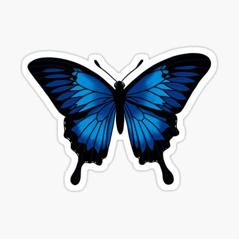 Millions of unique designs by independent artists. Find your thing. Blue Butterfly Sticker, Senior Jackets, Sticker Making, Kindle Stickers, Butterfly Stickers, Butterfly Printable, Computer Sticker, Butterfly Photos, Scrapbook Stickers Printable