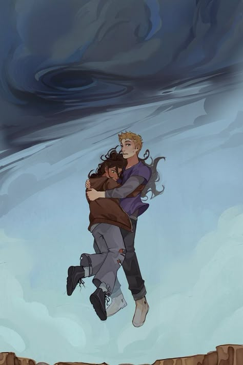 Piper Mclean And Jason Grace, Piper And Jason, Pjo Ships, Aqua Man, The Lost Hero, Ya Literature, Percy Jackson Fanart, Pjo Fanart, Zio Rick