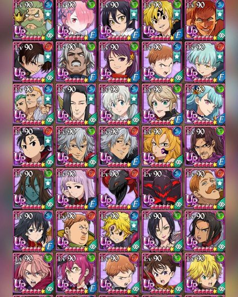 🔰7DS Grand Cross🔰 on Instagram: “Imagine getting half of your box to lvl 90 sa 5! Couldn't be me. Screenshot by yanbaru45344771 on Twitter ⠀ Follow @grand.cross” Seven Deadly Sins Grand Cross, Note Board, Grand Cross, Deadly Sins, Working On It, Seven Deadly Sins, My Passion, Pixel Art, Video Game