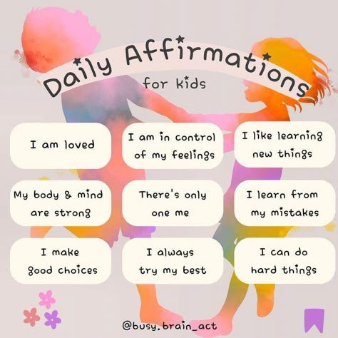 Pre K Affirmations, Kindergarten Positive Affirmations, Daily Affirmations For Preschoolers, Children Affirmations For Kids, Kid Affirmations Self Esteem, Affirmations For Kids Before School, Kids Affirmations For School, Positive Affirmations For Kids Boys, Classroom Affirmations For Kids