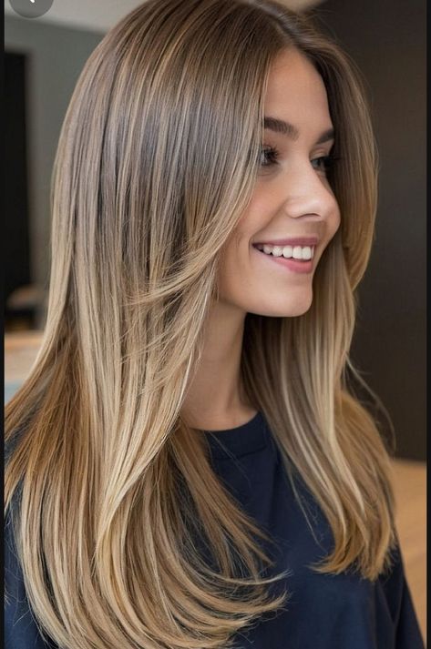 Balayage Hair Ideas, Brunette Balayage, Brunette Balayage Hair, Flat Hair, Hair Haircuts, Balayage Brunette, Long Layered Hair, Haircuts For Women, Brunette Hair