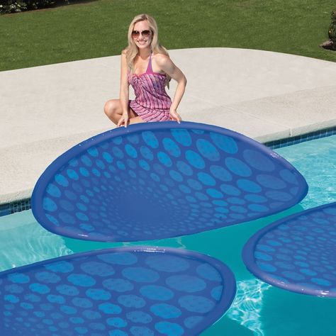 Solar Pool Heating, Living Pool, Solar Cover, Hammacher Schlemmer, Solar Pool, Pool Time, Pool Water, Cool Tech, Heated Pool