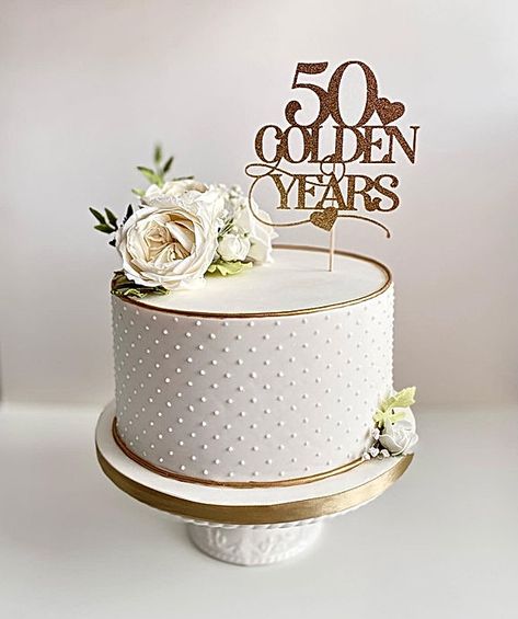 Cake Celebrations | Celebration Cakes Golden Wedding Cake, Golden Wedding Anniversary Cake, Art Birthday Cake, 50th Wedding Anniversary Cakes, 50th Anniversary Cakes, Anniversary Sign, Wedding Anniversary Cake, Golden Wedding Anniversary, Celebration Cake