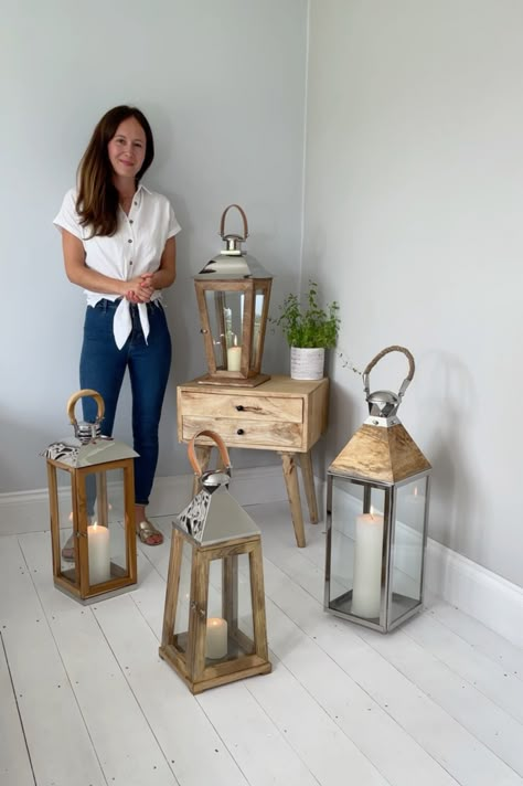 Wood lantern diy