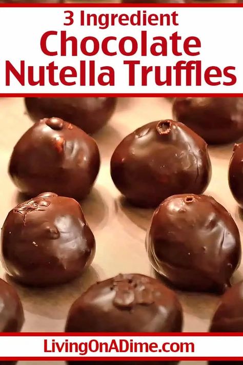 Indulge in this decadent 3-ingredient Chocolate Nutella Truffles recipe! With just Nutella, crushed Oreo cookies, and melted chocolate, you can whip up these rich, bite-sized treats in minutes. Perfect for parties, gifts, or a sweet snack anytime. Nutella Desserts Easy, Nutella Truffles, Christmas Treats To Make, Easy Christmas Candy, Candy Homemade, Crushed Oreo, Christmas Candy Homemade, Easy Christmas Candy Recipes, Homemade Peanut Butter Cups