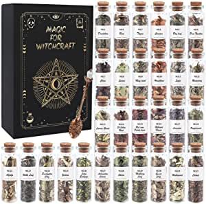 Pagan Magic, Witch Room, Witch Herbs, Witch Craft, Witchcraft Supplies, Dried Herbs, Chakra Healing Crystals, Candle Spells, Magic Spells