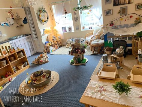 Early Years Nursery Layout, Hygge Preschool Classroom, Early Years Baby Room Ideas, Early Years Classroom Set Up, Early Years Environment, Hygge In The Early Years, Hygge Early Years, Hygee Room, Early Years Classroom Layout