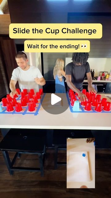 Cup Party Games, Family Games With Cups, Cup Games For Parties, Fun Family Challenge Games, Cup Games For Adults Videos, Cup Stacking Game, Fun Games To Play With Friends, Cup Stacking Team Building Activity, Fairy Lights Diy