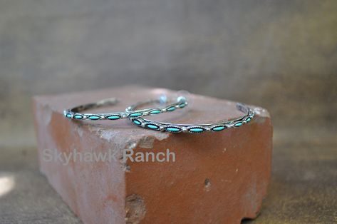 Turquoise Hoop Earrings Gold, Hoop Earring Outfit, Turquoise Hoop Earrings, Turquoise Hoops, Hoop Earrings Silver, Cowgirl Jewelry, Earrings Turquoise, Western Jewelry, Large Hoop Earrings