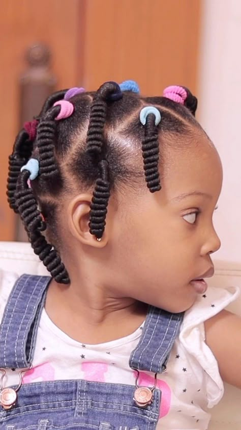 Simple Hairstyle For Children, Children Hairstyles Natural Hair, Beautiful Hair Styles For Children, Ideas For Children's Hairstyles, Hairstyle For Children Girl, Kiddie Hairstyles For Kids Braids, Children Hairstyles For School, Kids Braids Natural Hair, Kids Twist Hairstyles Children Hair