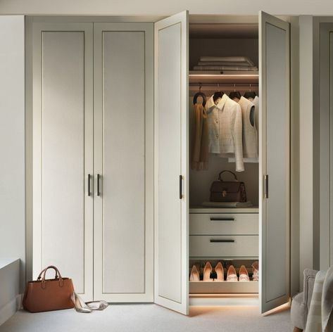 Seven interiors trends to look out for in 2024 Trending Wardrobe Design, Wardrobe Inside Design Storage, Wardrobe Inside Design, Wardrobe Inside, Walk In Wardrobe Design, Modern Dressing Table Designs, Bedroom Organisation, Bespoke Wardrobes, Modern Dressing Table